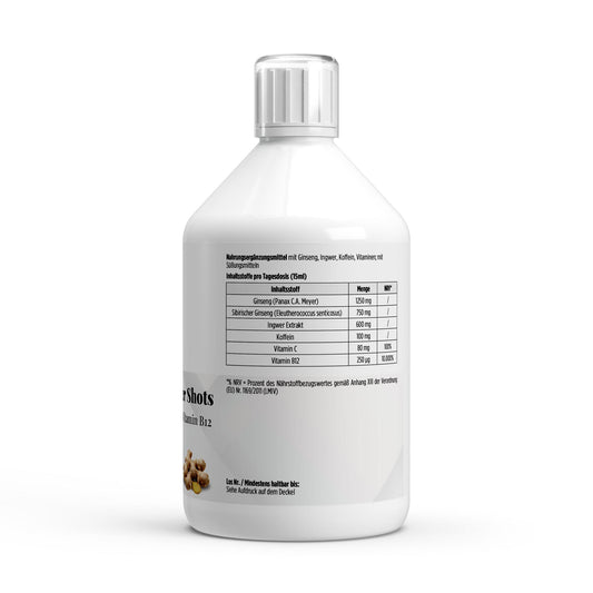 Ginseng Power Plus+ - 33 Shots - 500ml