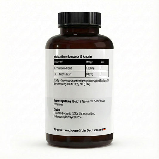L-Lysine - 100 Capsules