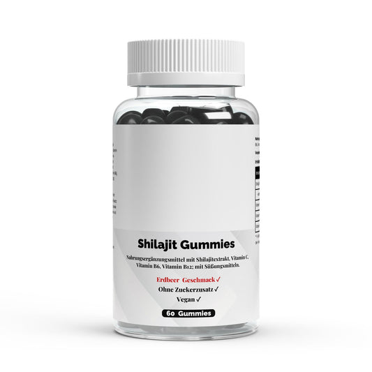 Shilajit Gummies + Vitamin C,B6, B12 - 60 pcs.