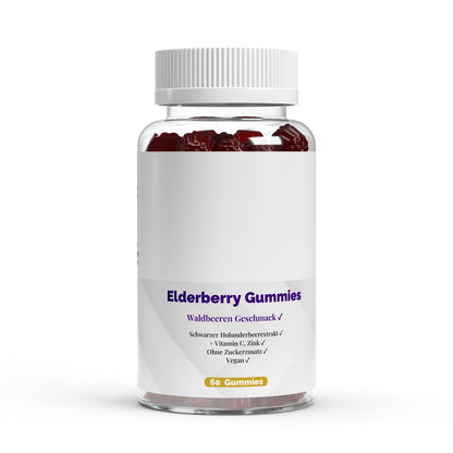 Elderberry + Vitamin C + Zinc Gummies - 60 pcs.