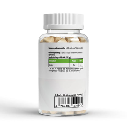 Creatine Gummies – Apple Flavor | 90 Gummies