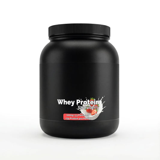 Whey Protein Concentrate Strawberry – 23g Protein per Serving (1000g)