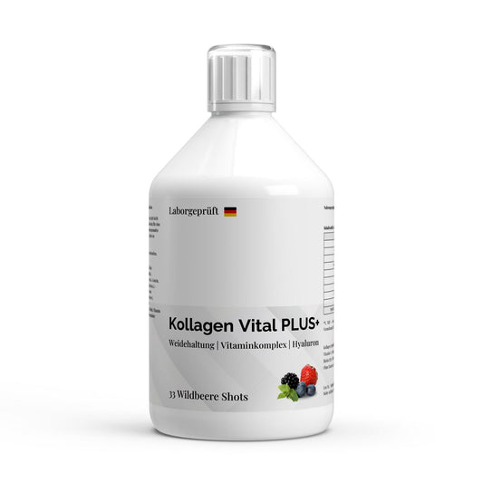 Collagen Vital PLUS+ Shots (1500 DA) - Wild Berry - 500ml