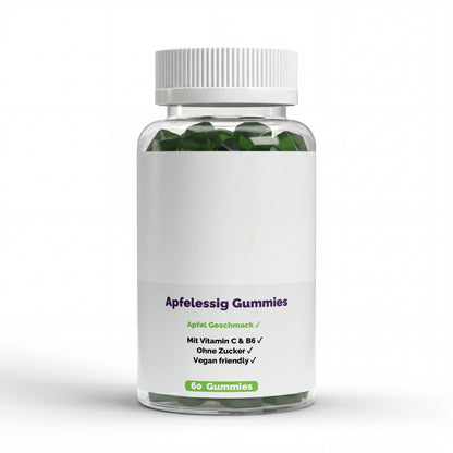 Apple Cider Vinegar + C + B6 + Chromium Gummies - 60 pcs