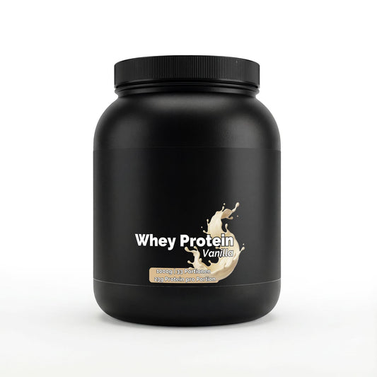 Whey Protein Concentrate Vanilla – 23 g Protein per Serving (1000g)